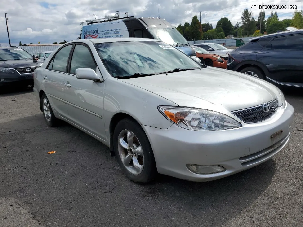 2003 Toyota Camry Le VIN: 4T1BF30K53U061590 Lot: 72094244