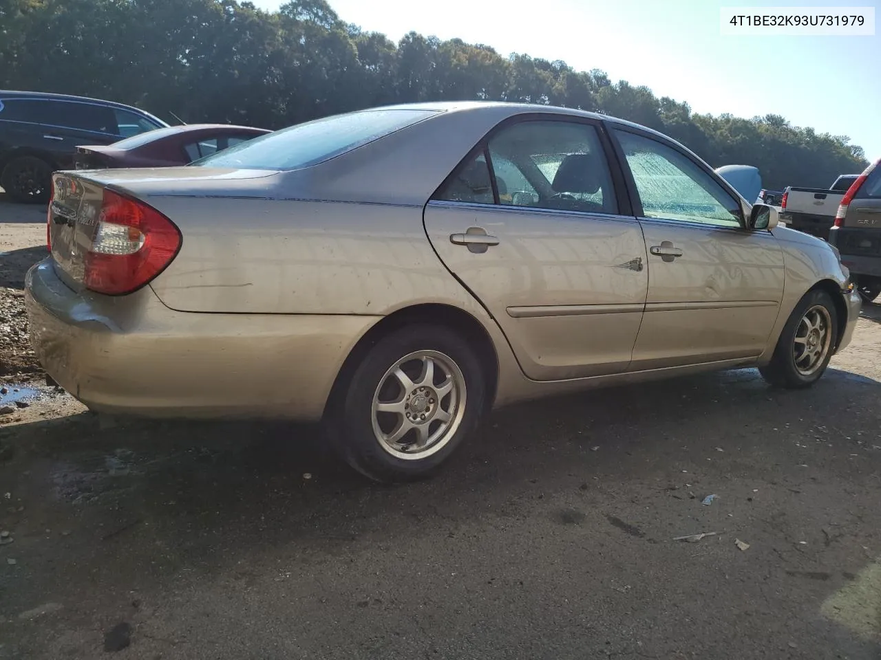 2003 Toyota Camry Le VIN: 4T1BE32K93U731979 Lot: 72496324