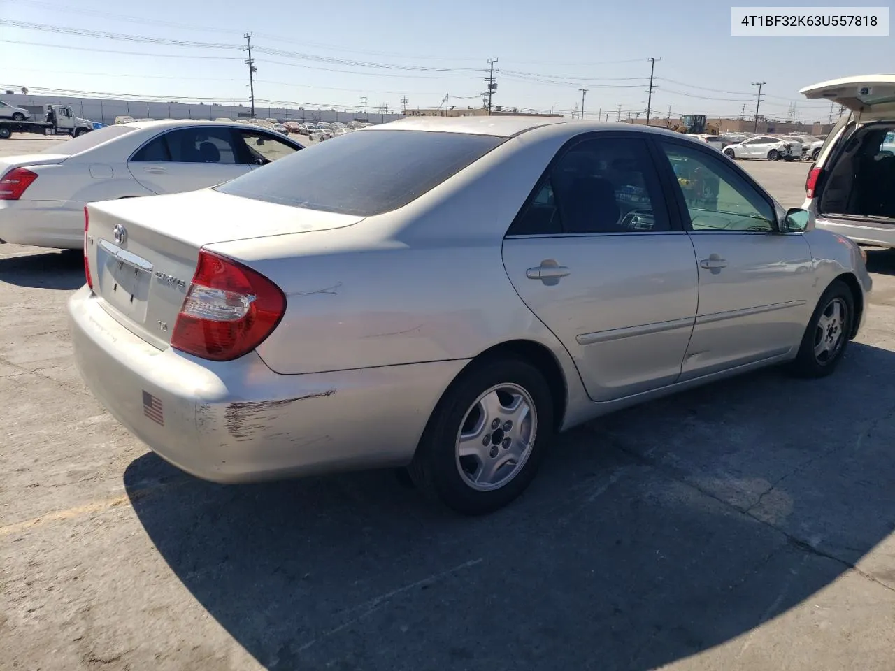 2003 Toyota Camry Le VIN: 4T1BF32K63U557818 Lot: 72574294