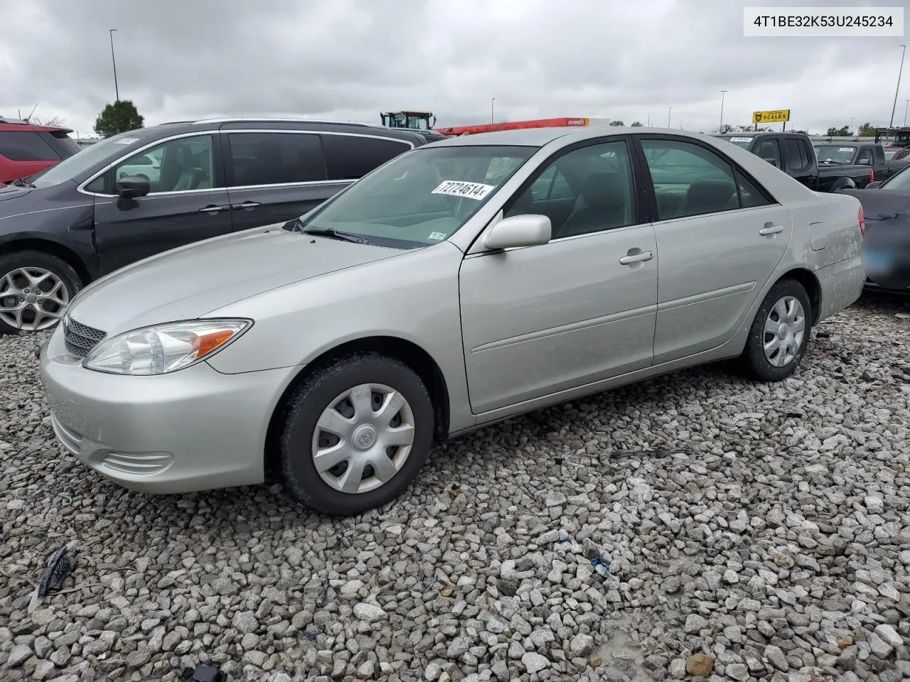 2003 Toyota Camry Le VIN: 4T1BE32K53U245234 Lot: 72724614