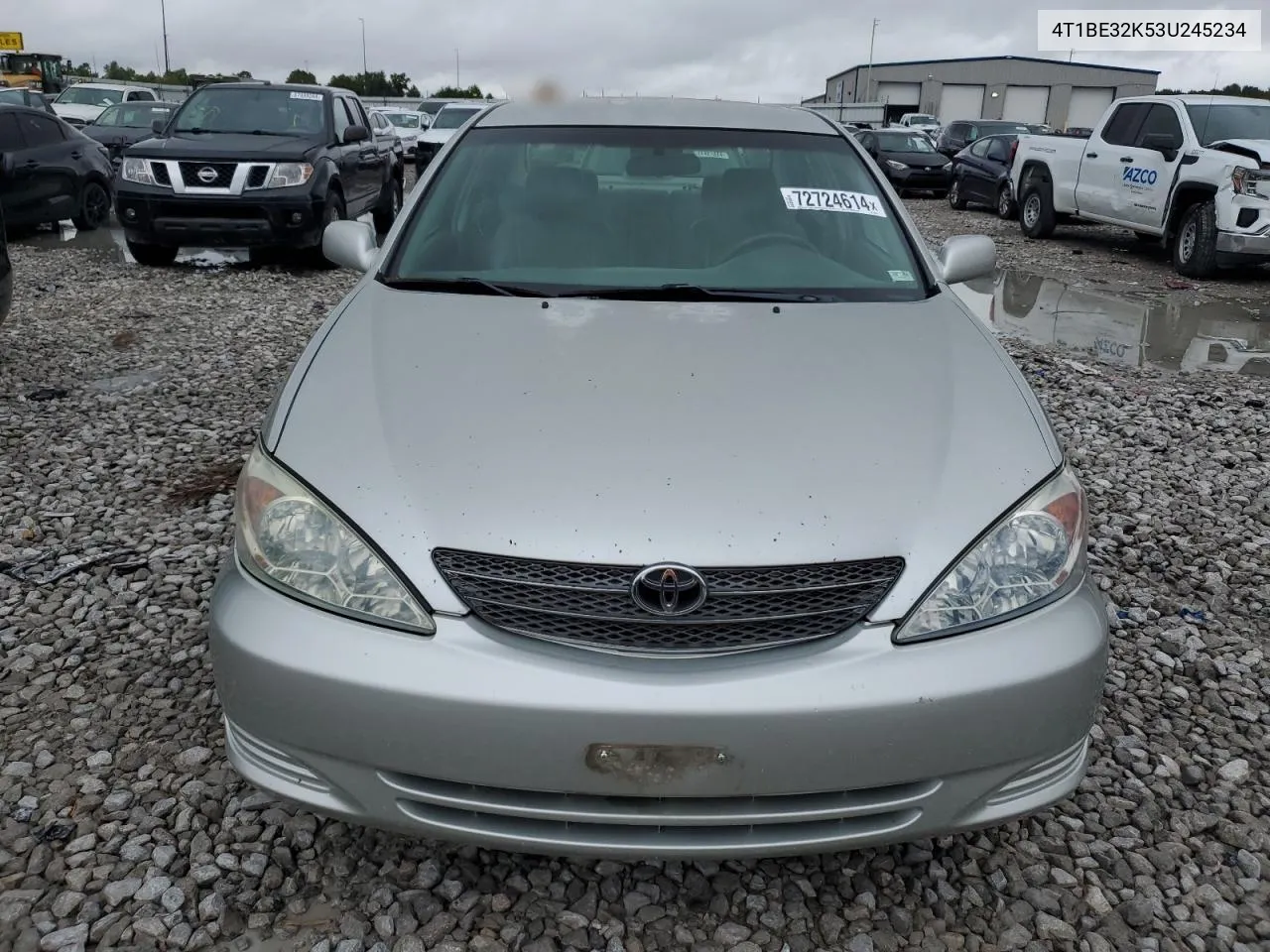 2003 Toyota Camry Le VIN: 4T1BE32K53U245234 Lot: 72724614