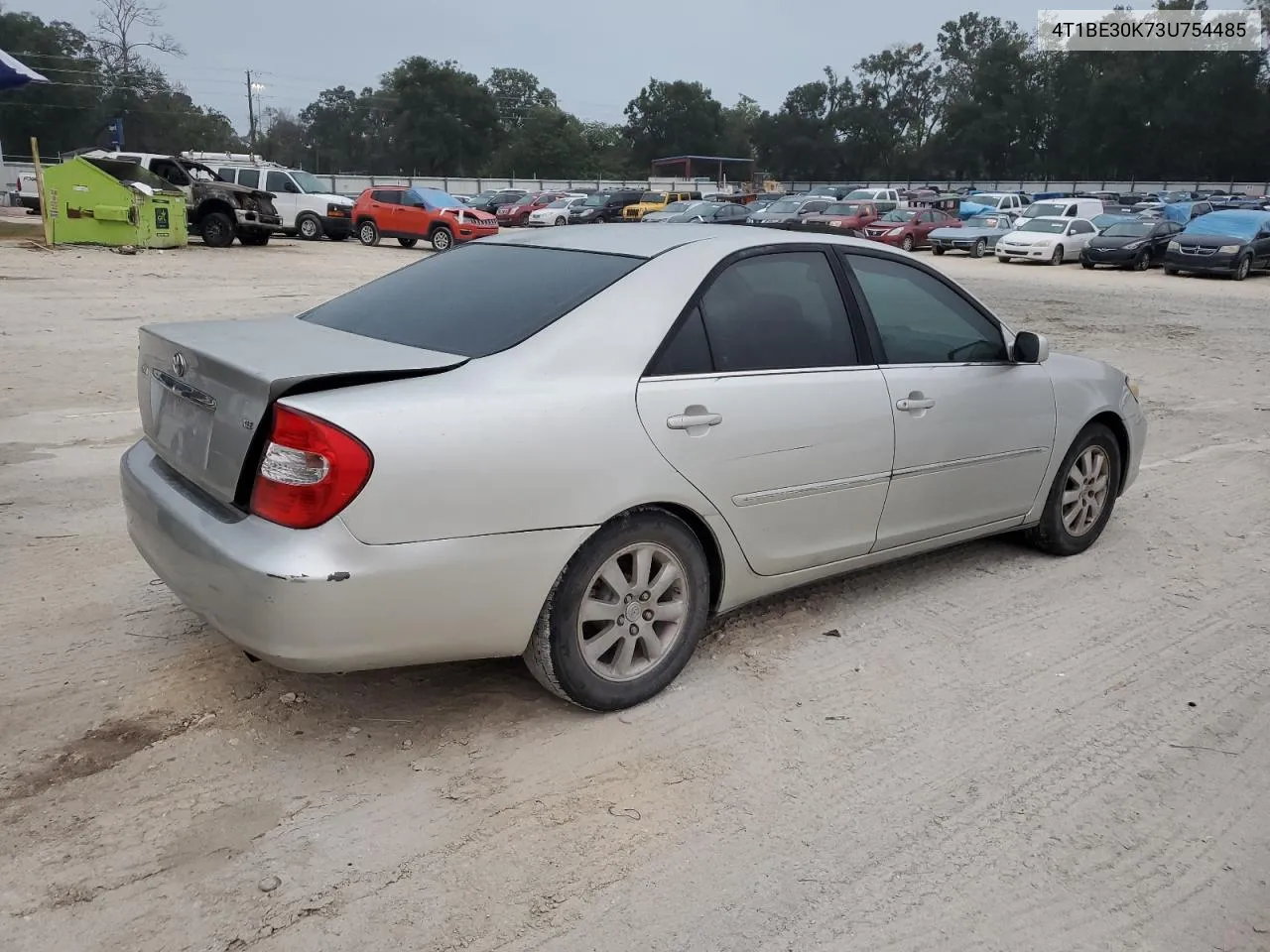 2003 Toyota Camry Le VIN: 4T1BE30K73U754485 Lot: 73089384