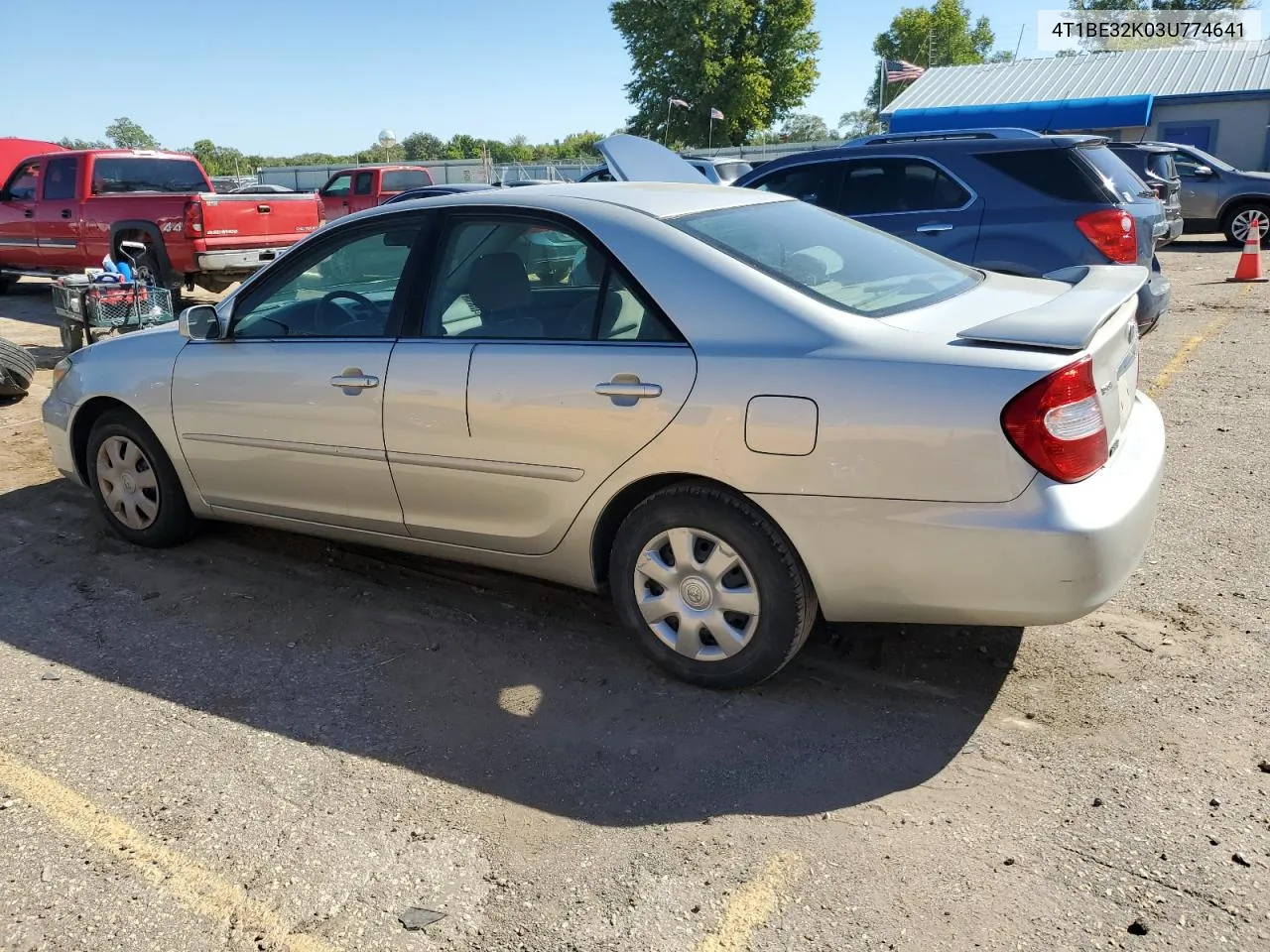 2003 Toyota Camry Le VIN: 4T1BE32K03U774641 Lot: 73092224