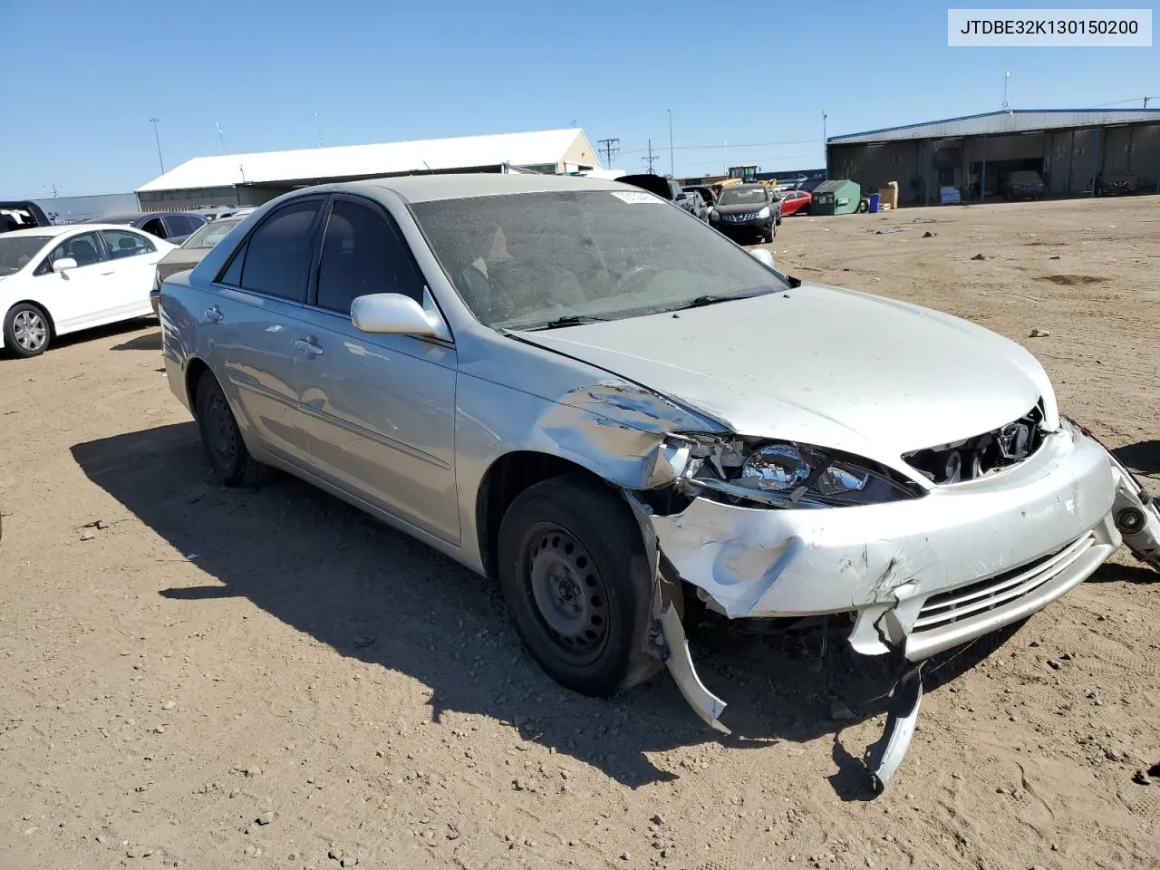 2003 Toyota Camry Le VIN: JTDBE32K130150200 Lot: 73133424