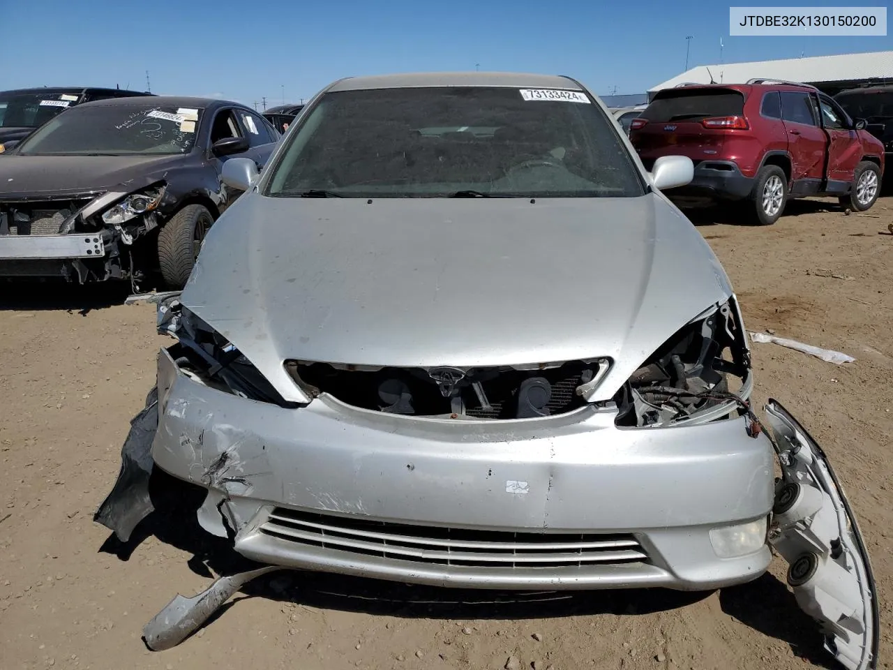 2003 Toyota Camry Le VIN: JTDBE32K130150200 Lot: 73133424