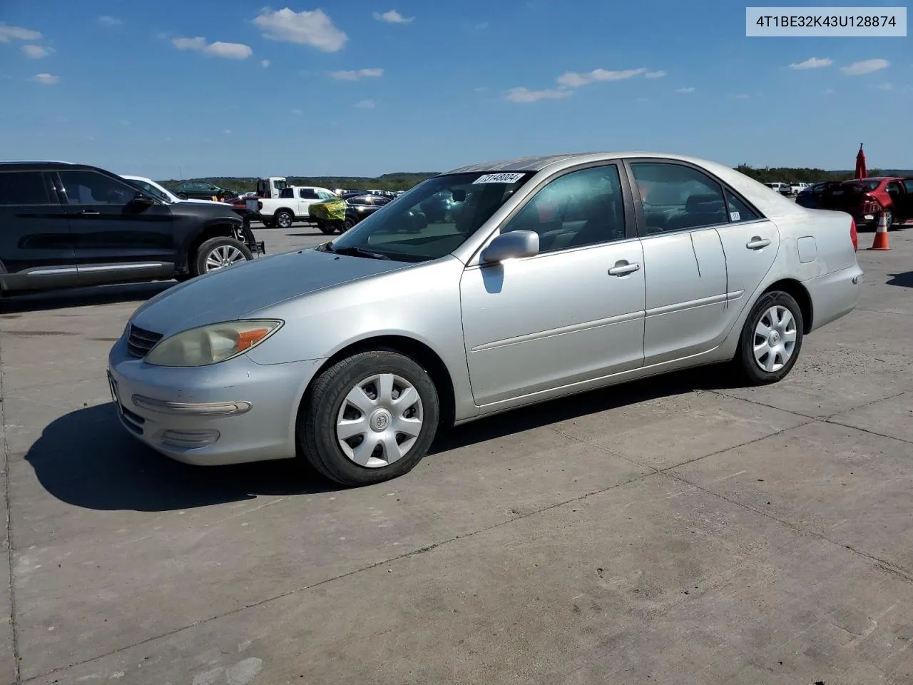 2003 Toyota Camry Le VIN: 4T1BE32K43U128874 Lot: 73148004