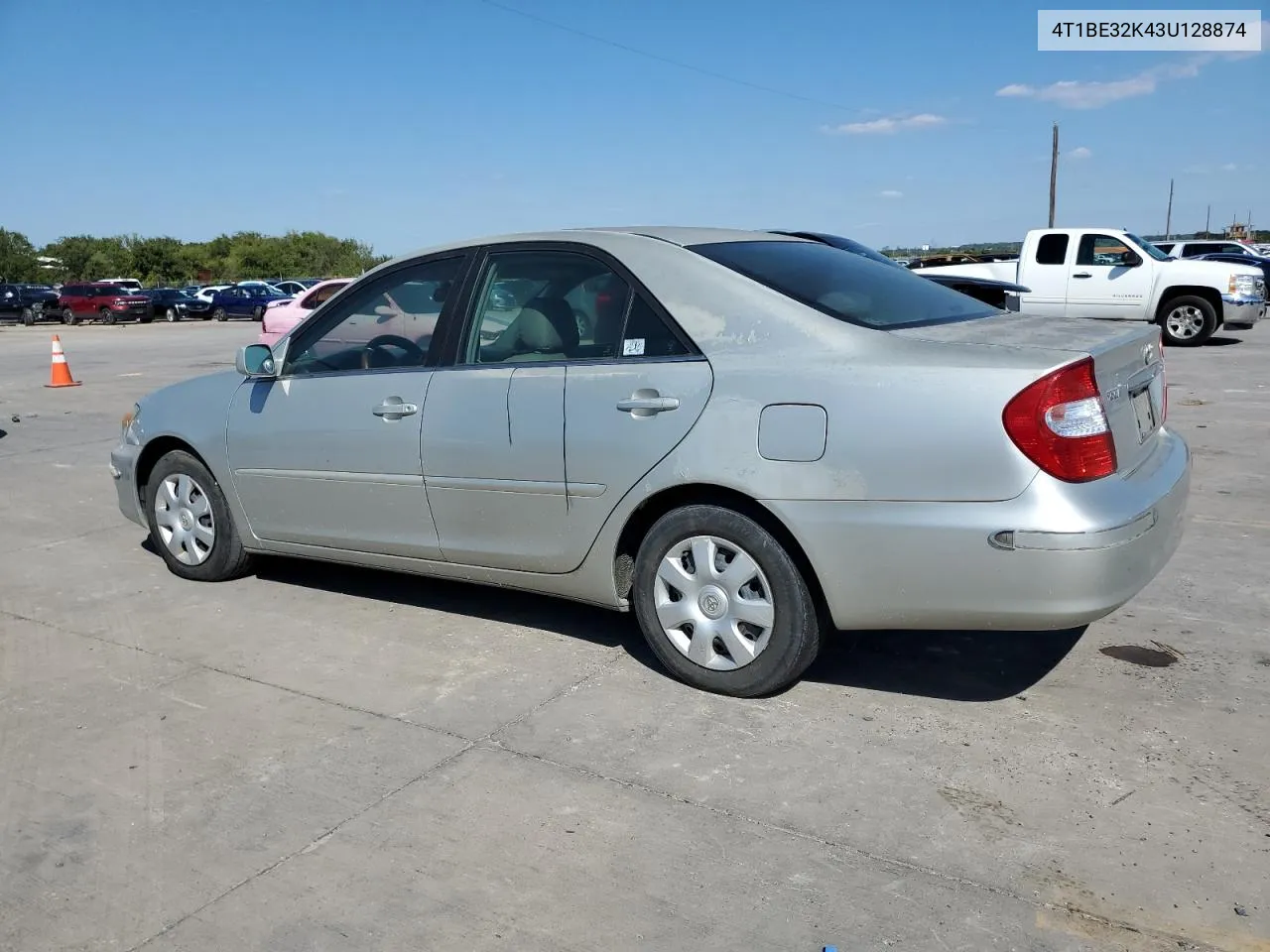 2003 Toyota Camry Le VIN: 4T1BE32K43U128874 Lot: 73148004