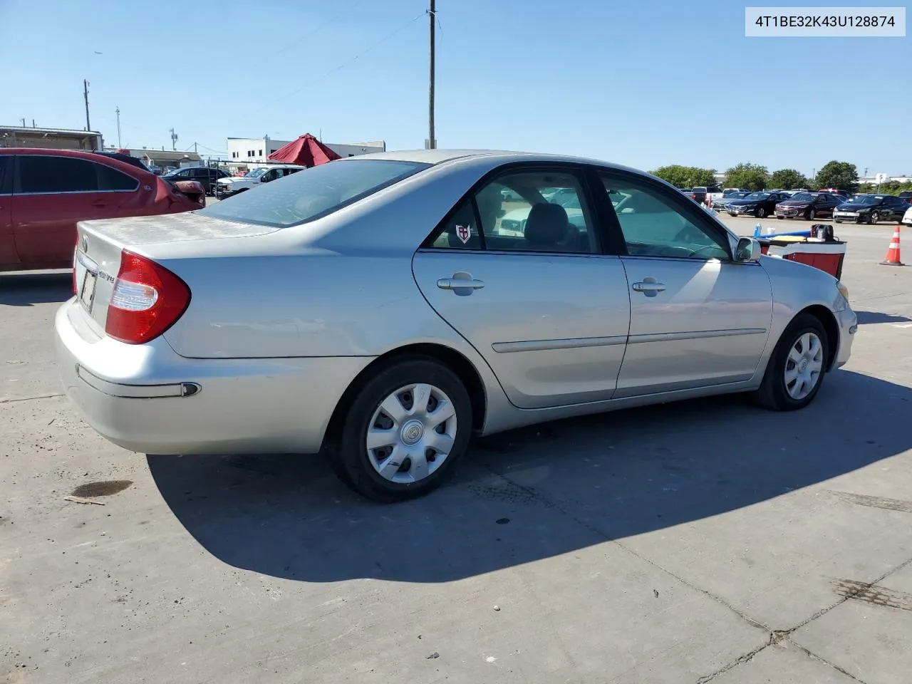 2003 Toyota Camry Le VIN: 4T1BE32K43U128874 Lot: 73148004