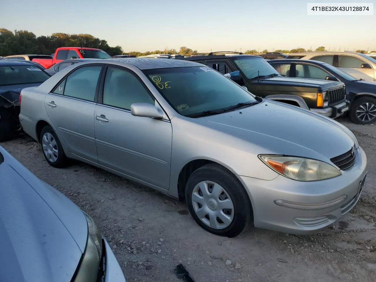 2003 Toyota Camry Le VIN: 4T1BE32K43U128874 Lot: 73148004