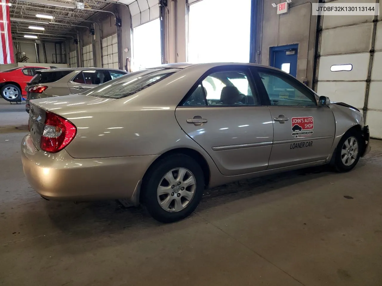 2003 Toyota Camry Le VIN: JTDBF32K130113144 Lot: 73148354