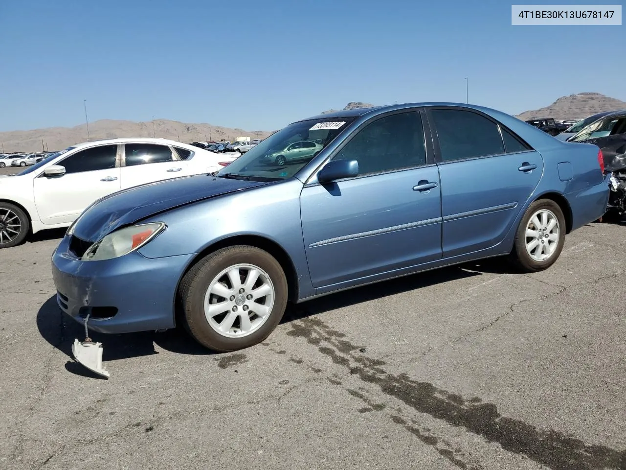 2003 Toyota Camry Le VIN: 4T1BE30K13U678147 Lot: 73303114