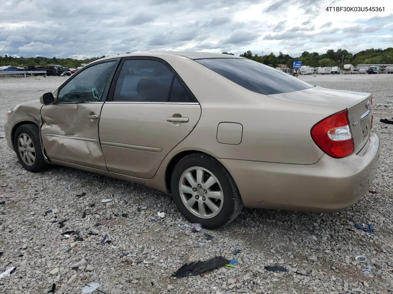 2003 Toyota Camry Le VIN: 4T1BF30K03U545361 Lot: 73335414