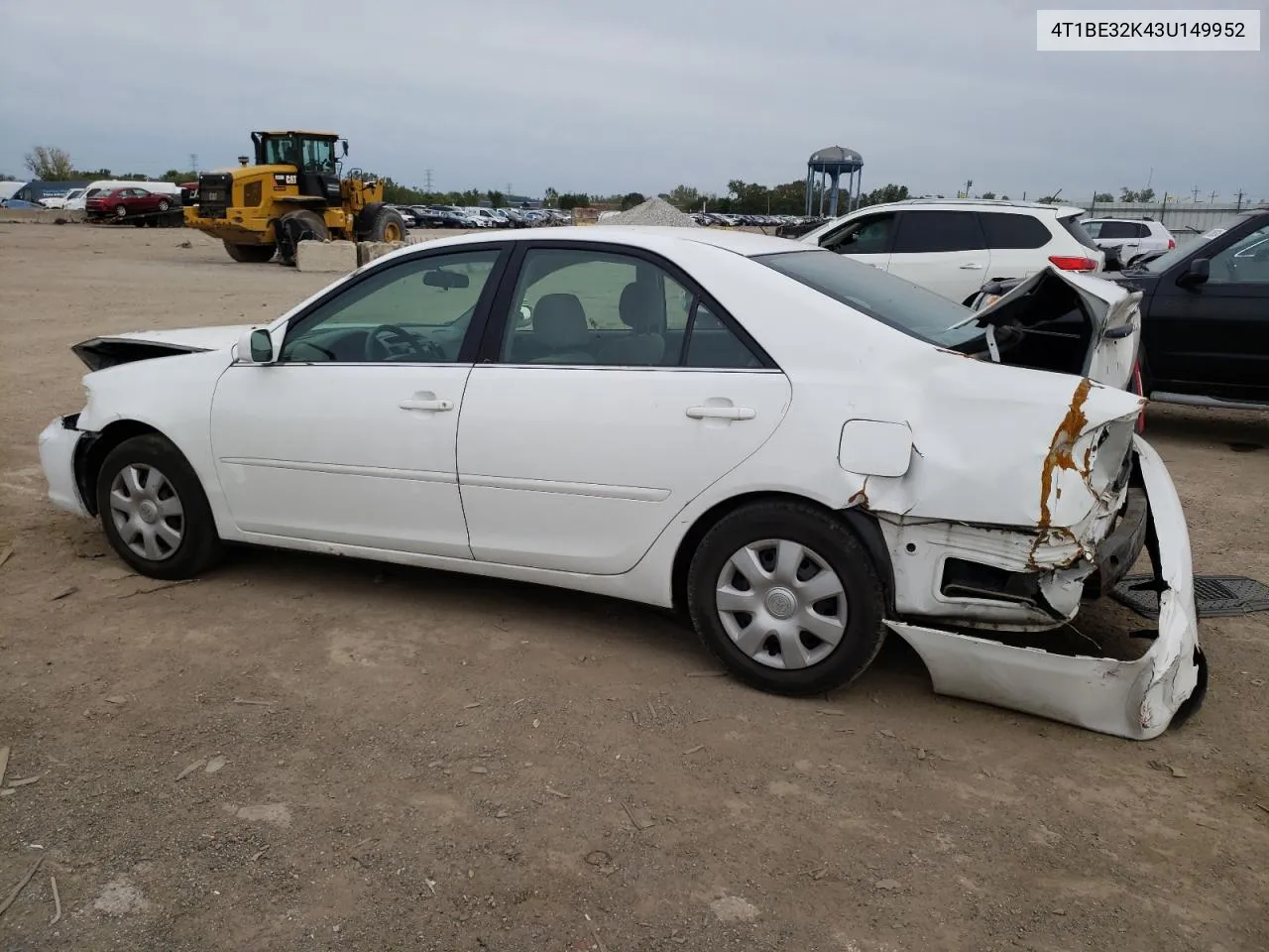 2003 Toyota Camry Le VIN: 4T1BE32K43U149952 Lot: 73367664