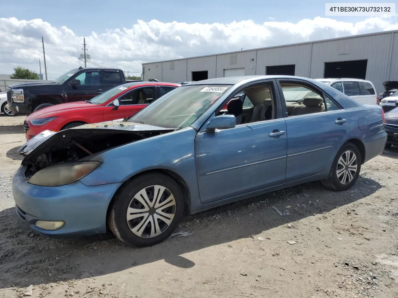 2003 Toyota Camry Le VIN: 4T1BE30K73U732132 Lot: 73549584