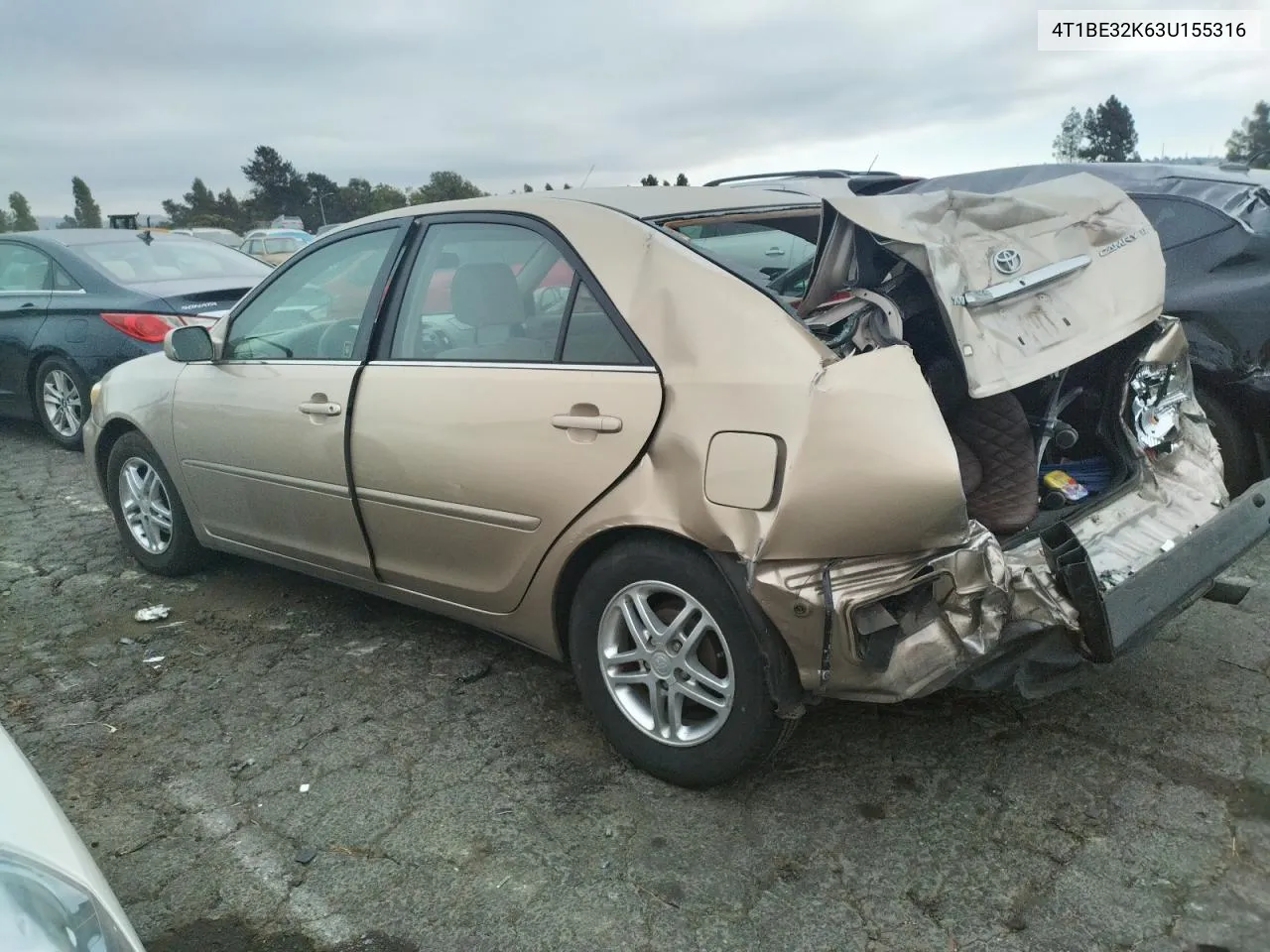 2003 Toyota Camry Le VIN: 4T1BE32K63U155316 Lot: 73809474