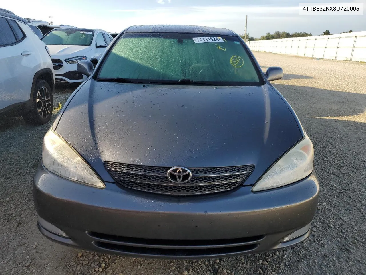 2003 Toyota Camry Le VIN: 4T1BE32KX3U720005 Lot: 74111624