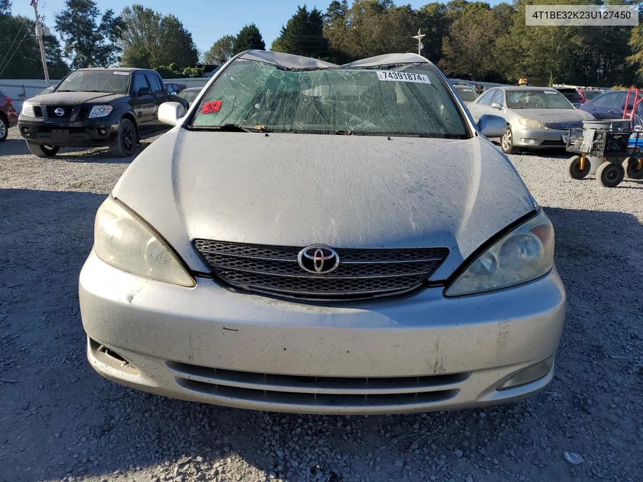 2003 Toyota Camry Le VIN: 4T1BE32K23U127450 Lot: 74391874