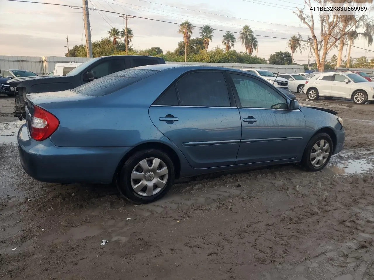 2003 Toyota Camry Le VIN: 4T1BE32K83U669989 Lot: 74455104