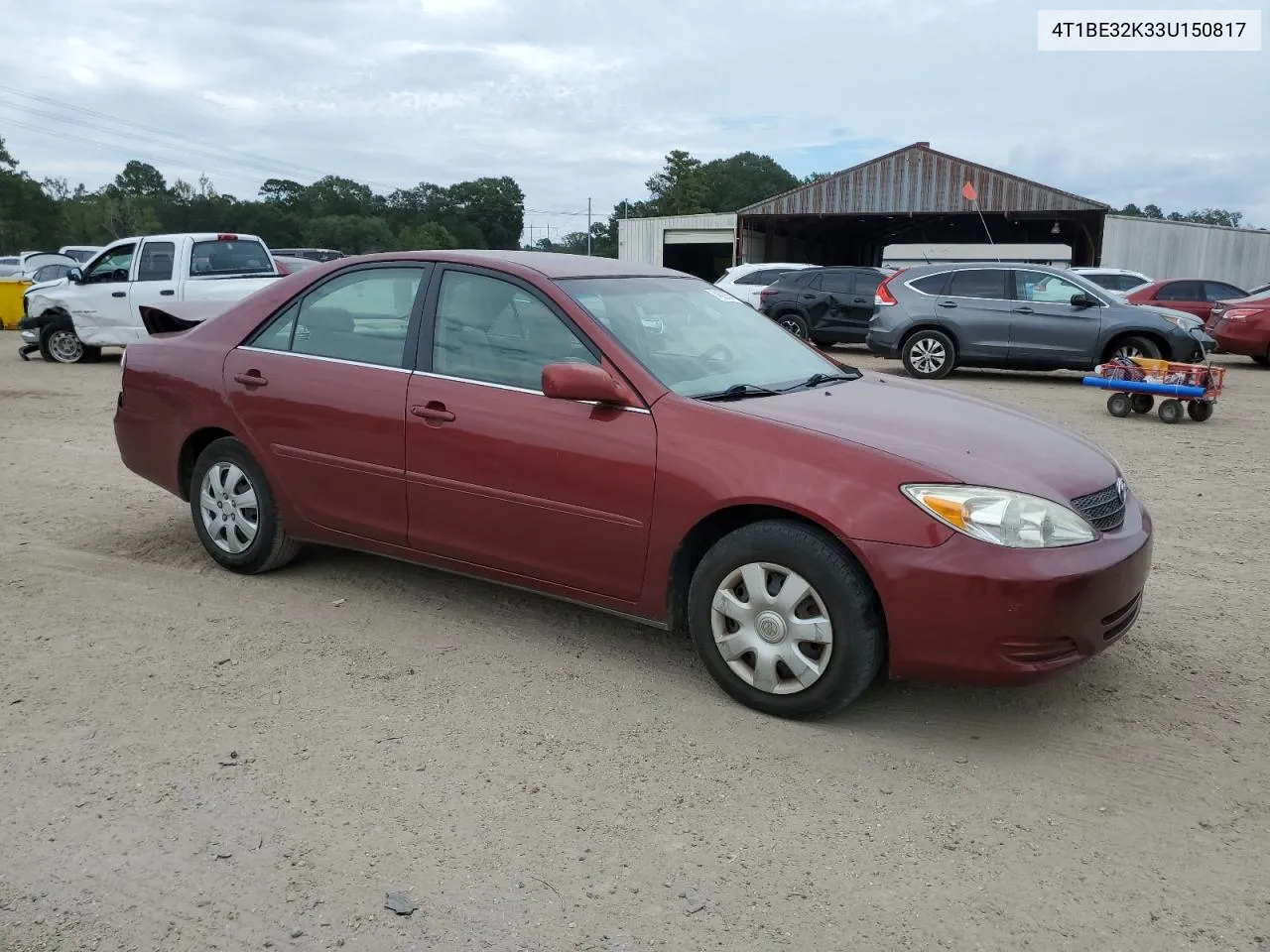 2003 Toyota Camry Le VIN: 4T1BE32K33U150817 Lot: 74623554