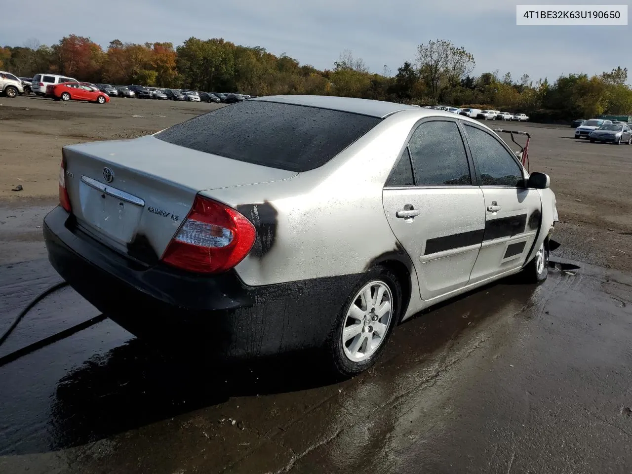 4T1BE32K63U190650 2003 Toyota Camry Le