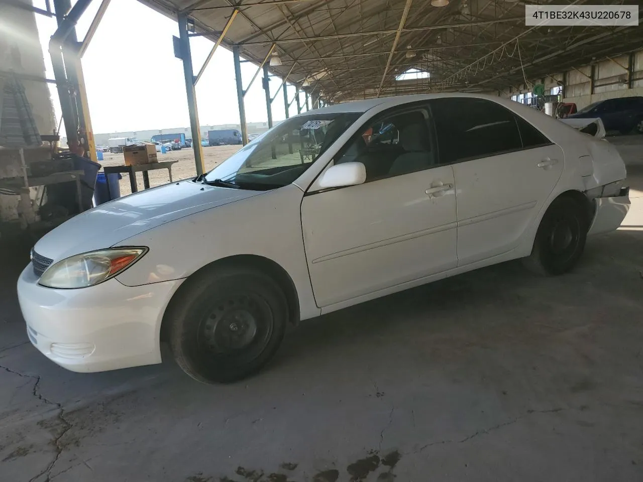 4T1BE32K43U220678 2003 Toyota Camry Le