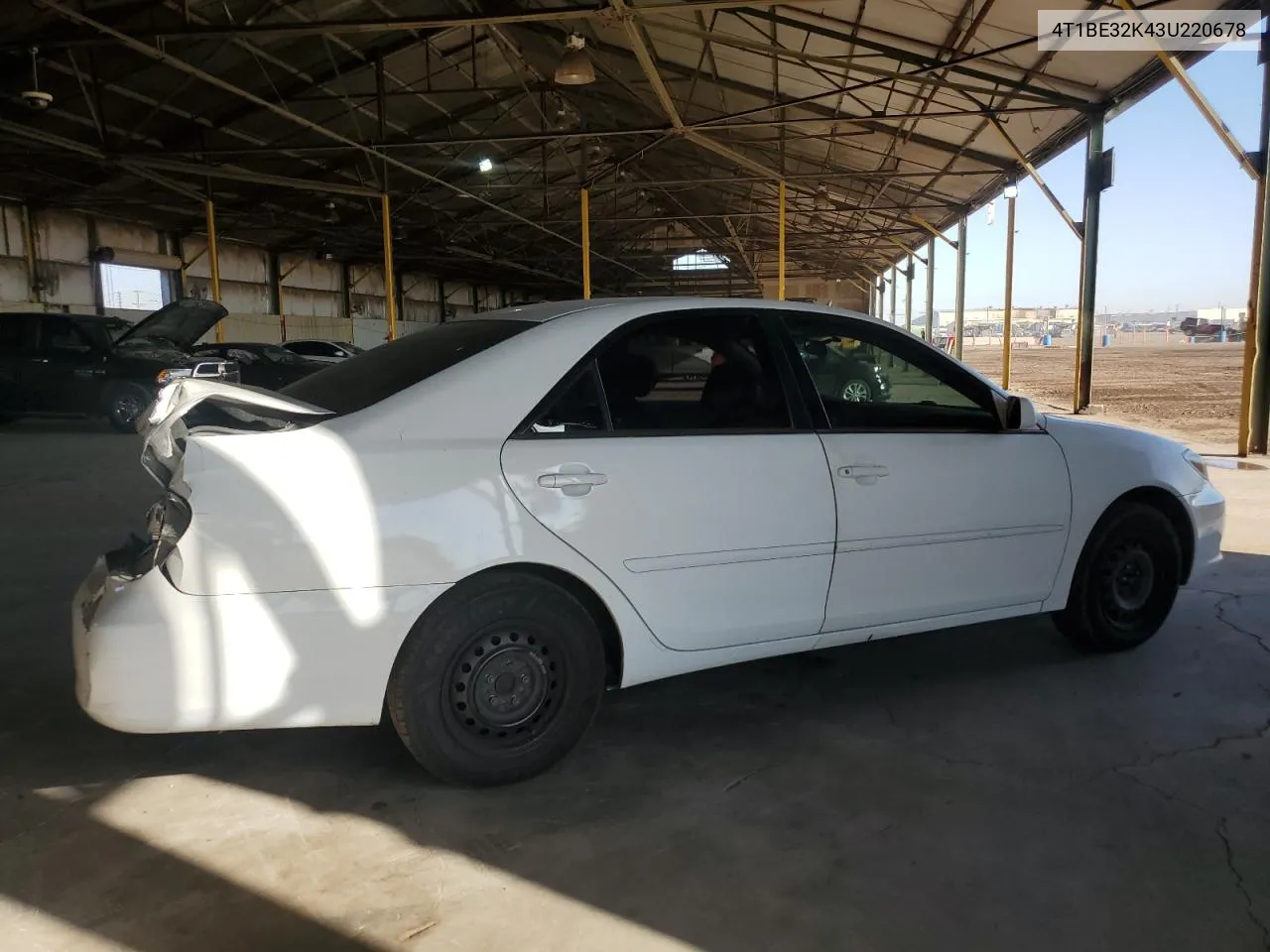 2003 Toyota Camry Le VIN: 4T1BE32K43U220678 Lot: 74751714