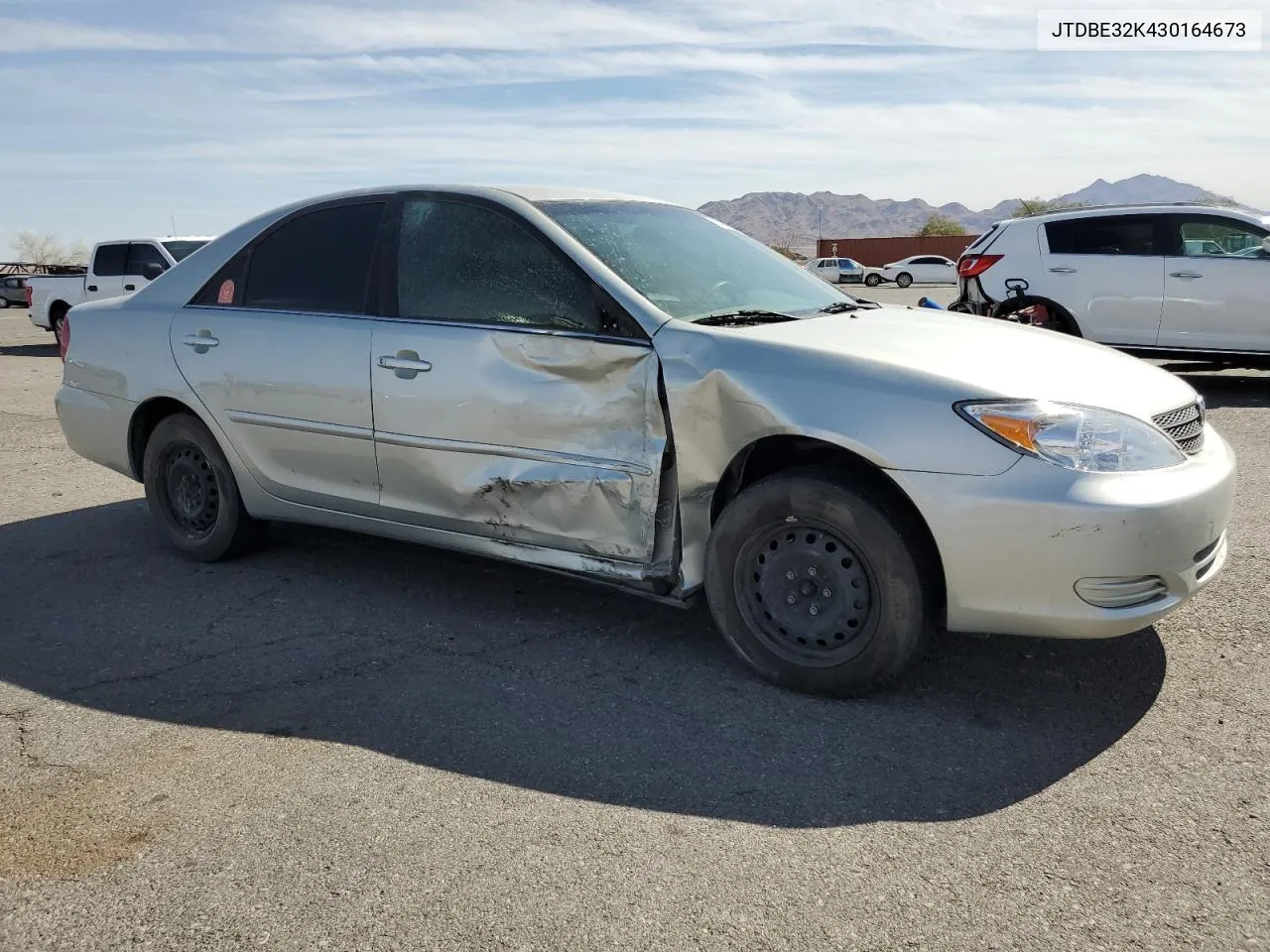 2003 Toyota Camry Le VIN: JTDBE32K430164673 Lot: 74752714