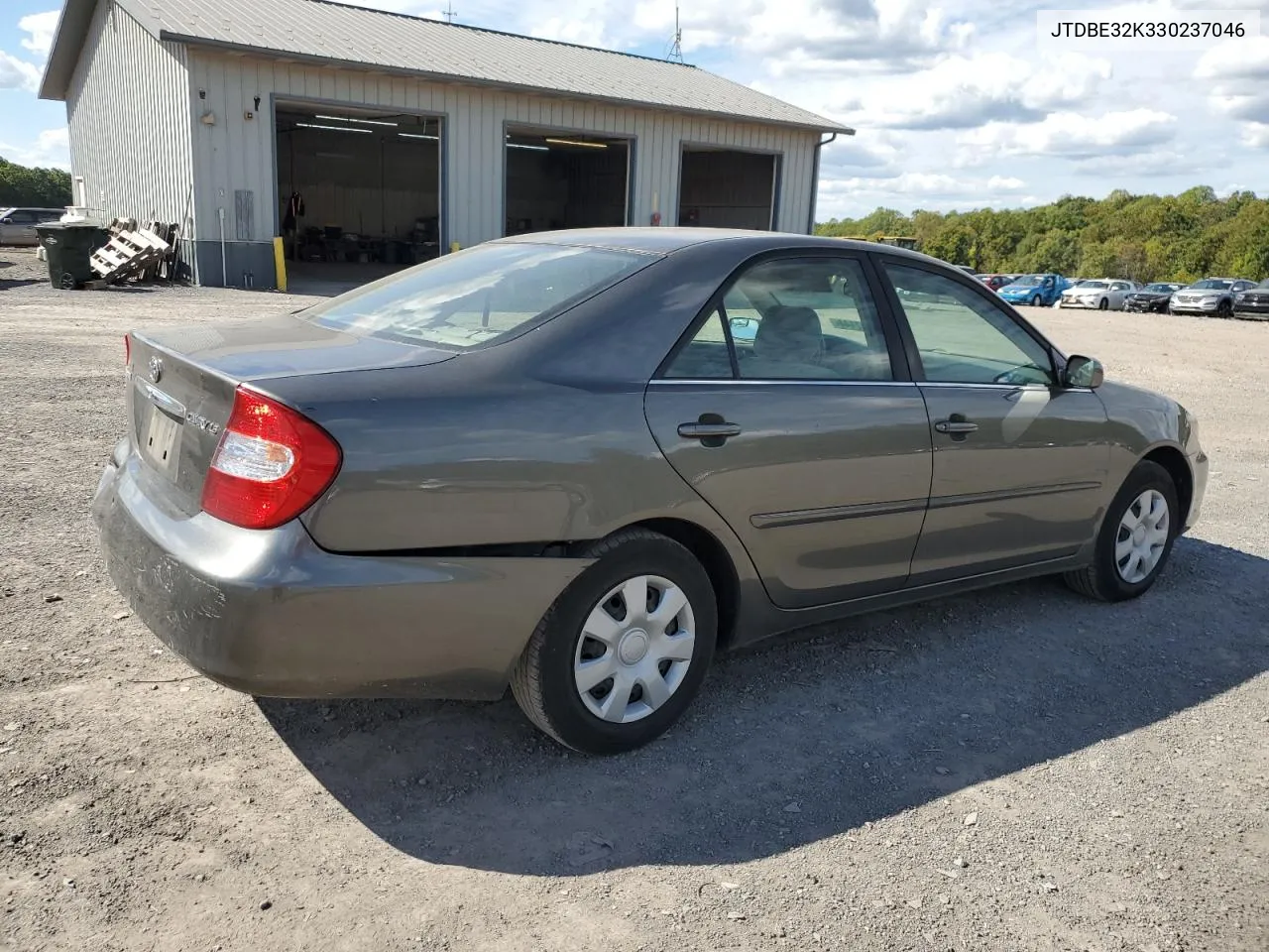 2003 Toyota Camry Le VIN: JTDBE32K330237046 Lot: 74787444