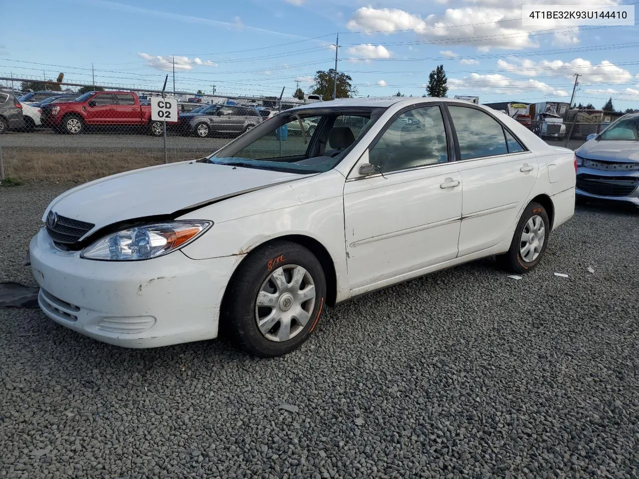 2003 Toyota Camry Le VIN: 4T1BE32K93U144410 Lot: 74829234