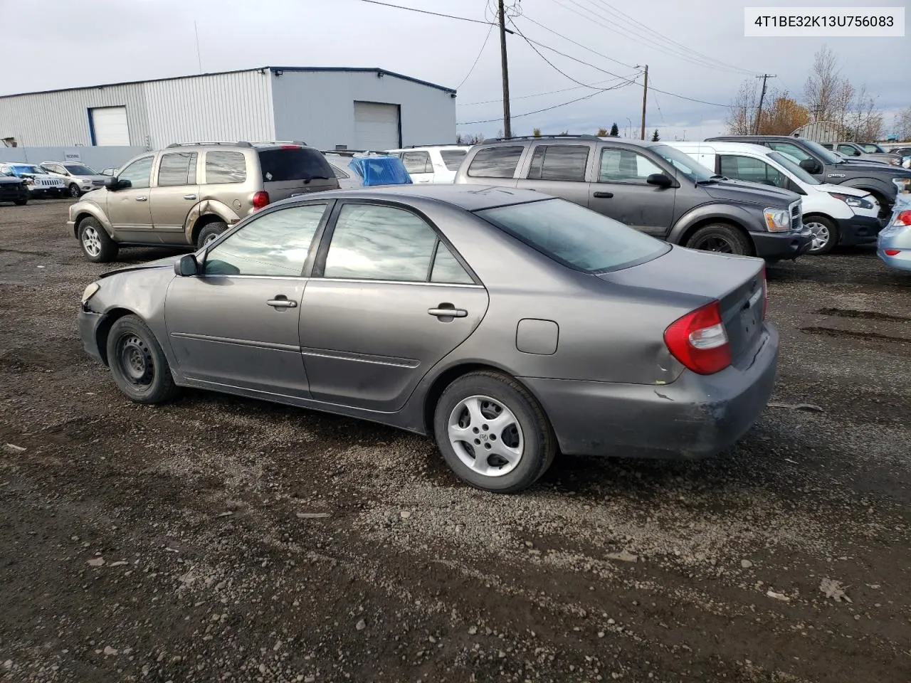 2003 Toyota Camry Le VIN: 4T1BE32K13U756083 Lot: 74852824