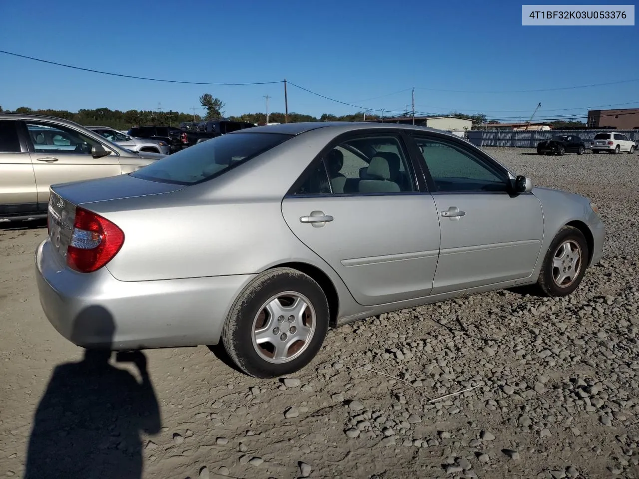 2003 Toyota Camry Le VIN: 4T1BF32K03U053376 Lot: 74922304