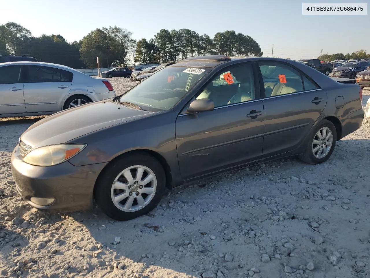 2003 Toyota Camry Le VIN: 4T1BE32K73U686475 Lot: 74988724