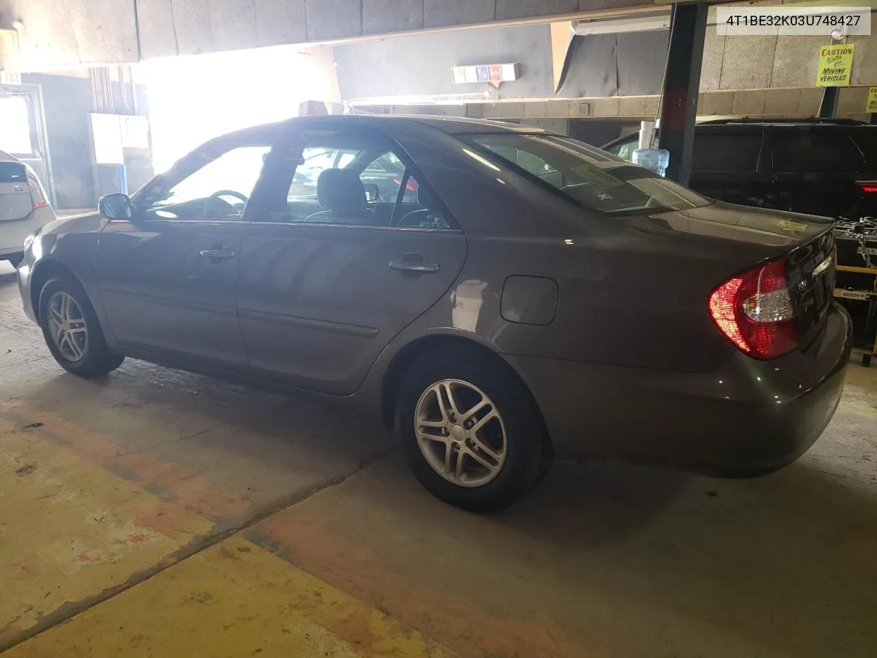 2003 Toyota Camry Le VIN: 4T1BE32K03U748427 Lot: 75170914