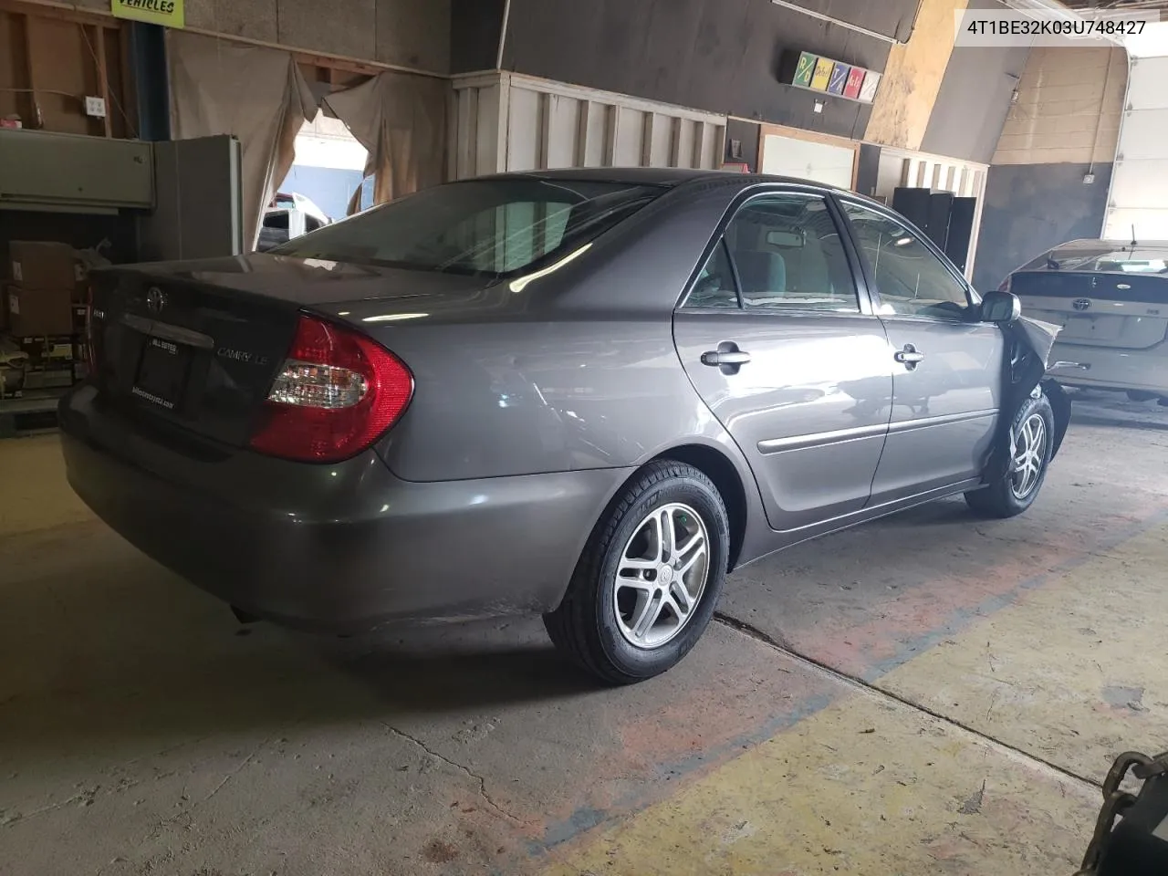 2003 Toyota Camry Le VIN: 4T1BE32K03U748427 Lot: 75170914