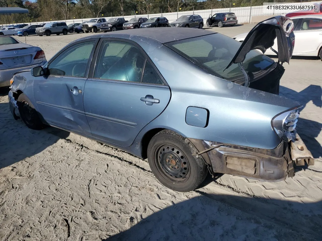 2003 Toyota Camry Le VIN: 4T1BE32K33U687591 Lot: 75299964