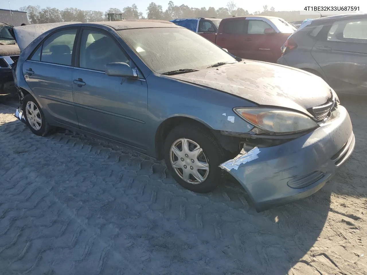 2003 Toyota Camry Le VIN: 4T1BE32K33U687591 Lot: 75299964