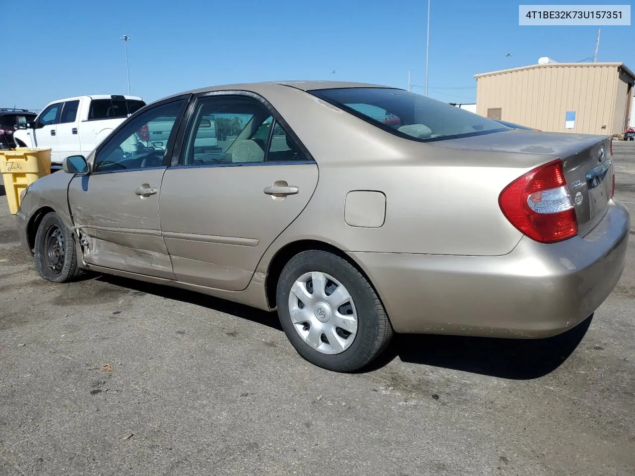 2003 Toyota Camry Le VIN: 4T1BE32K73U157351 Lot: 75336214