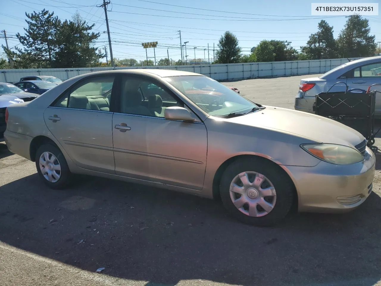 2003 Toyota Camry Le VIN: 4T1BE32K73U157351 Lot: 75336214