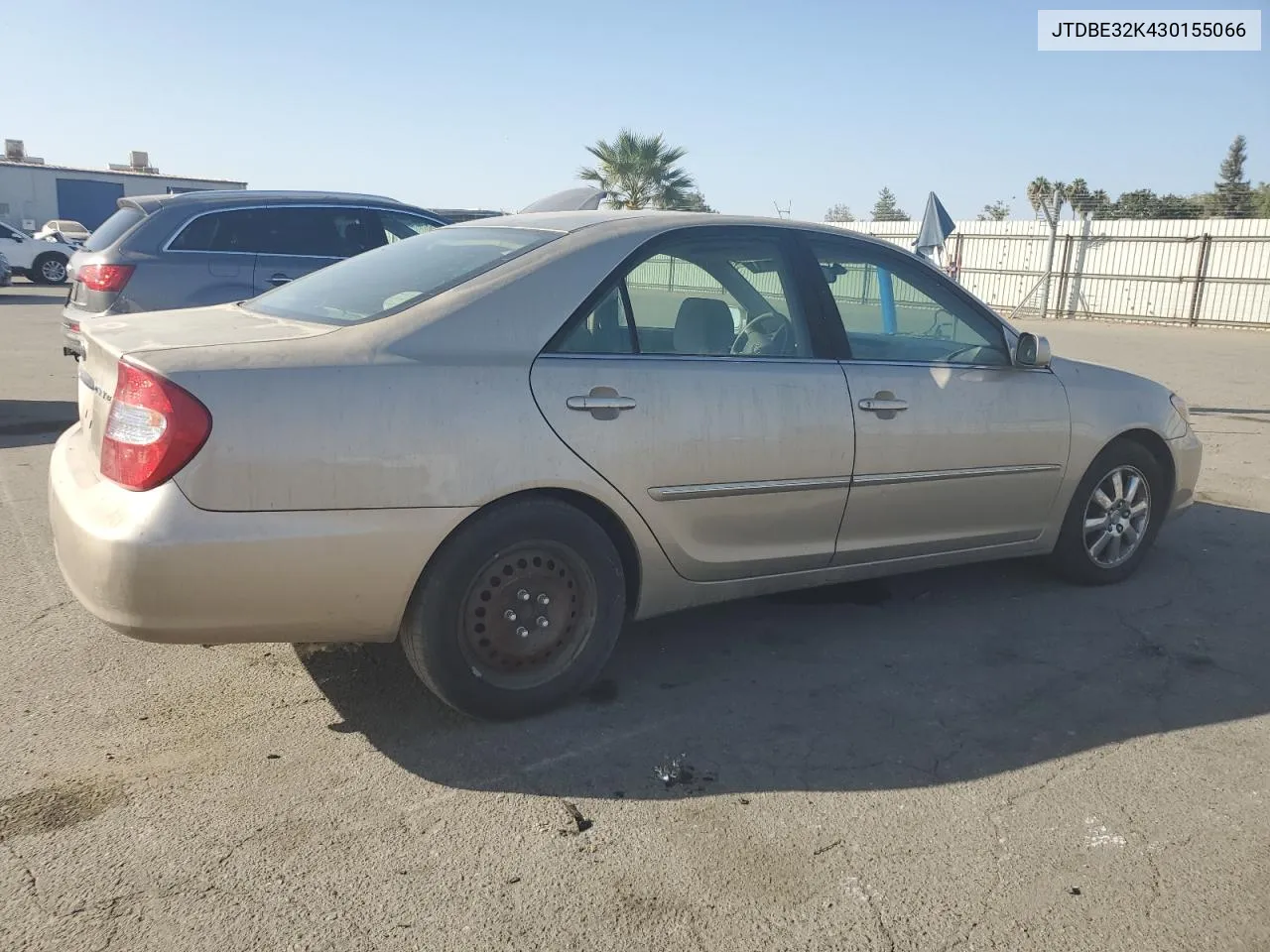 2003 Toyota Camry Le VIN: JTDBE32K430155066 Lot: 75360034