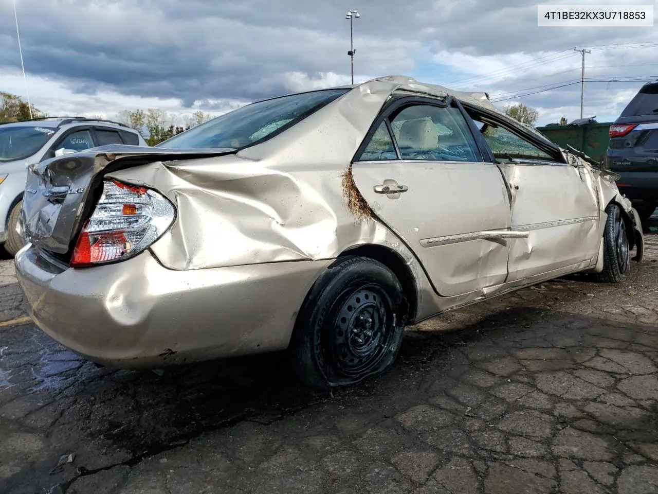 2003 Toyota Camry Le VIN: 4T1BE32KX3U718853 Lot: 75393224