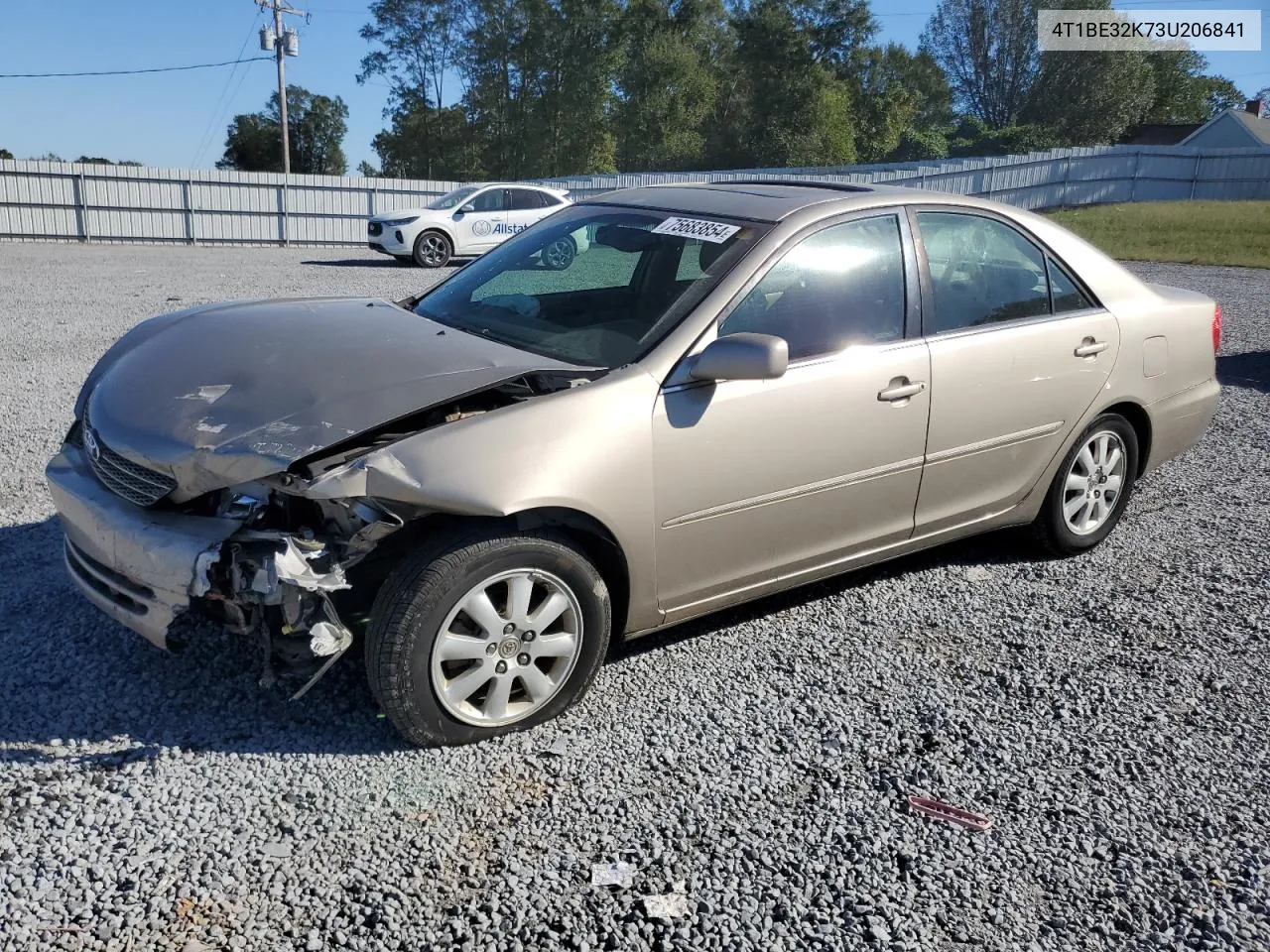 2003 Toyota Camry Le VIN: 4T1BE32K73U206841 Lot: 75683854