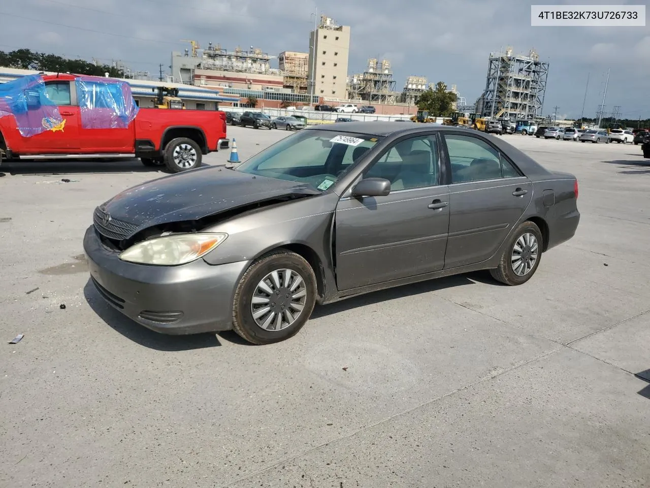 2003 Toyota Camry Le VIN: 4T1BE32K73U726733 Lot: 75749964