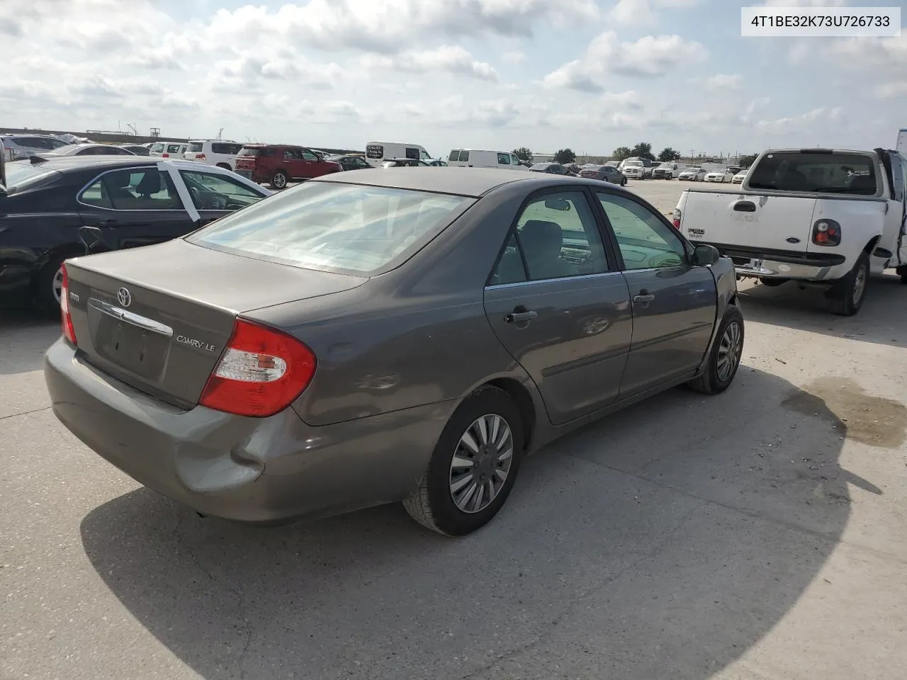 2003 Toyota Camry Le VIN: 4T1BE32K73U726733 Lot: 75749964