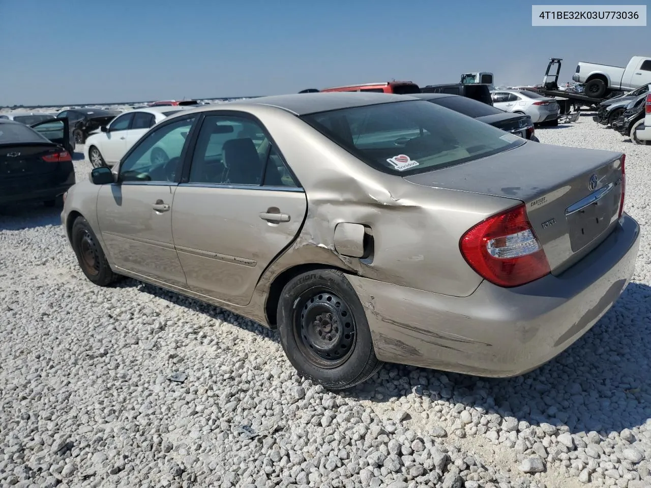 2003 Toyota Camry Le VIN: 4T1BE32K03U773036 Lot: 75940684