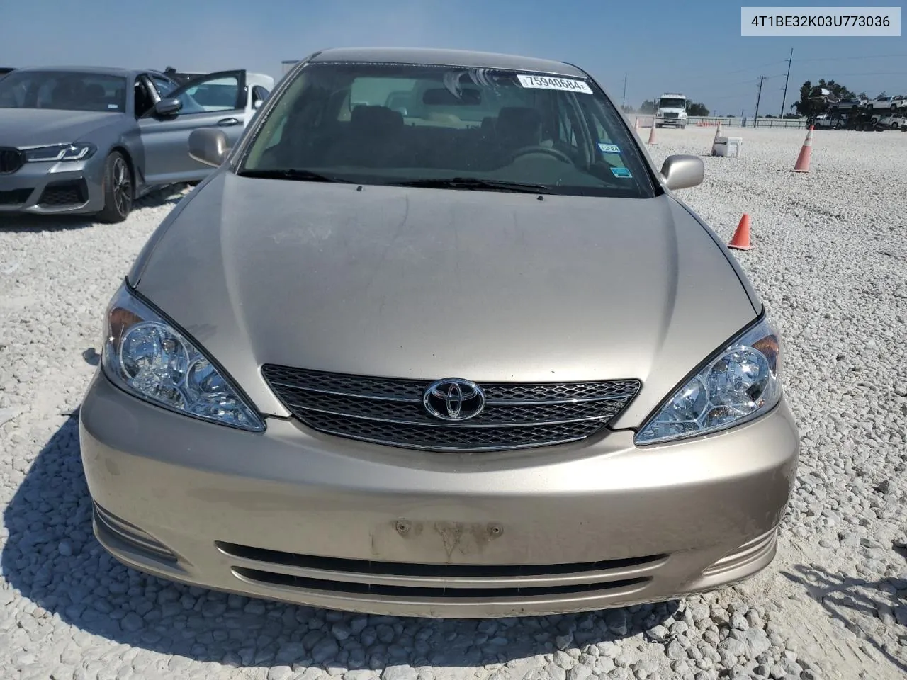 2003 Toyota Camry Le VIN: 4T1BE32K03U773036 Lot: 75940684