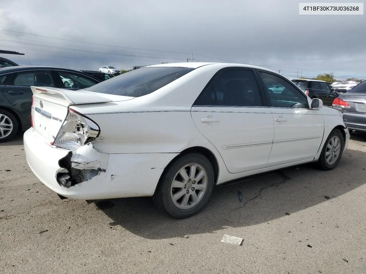 2003 Toyota Camry Le VIN: 4T1BF30K73U036268 Lot: 75963054