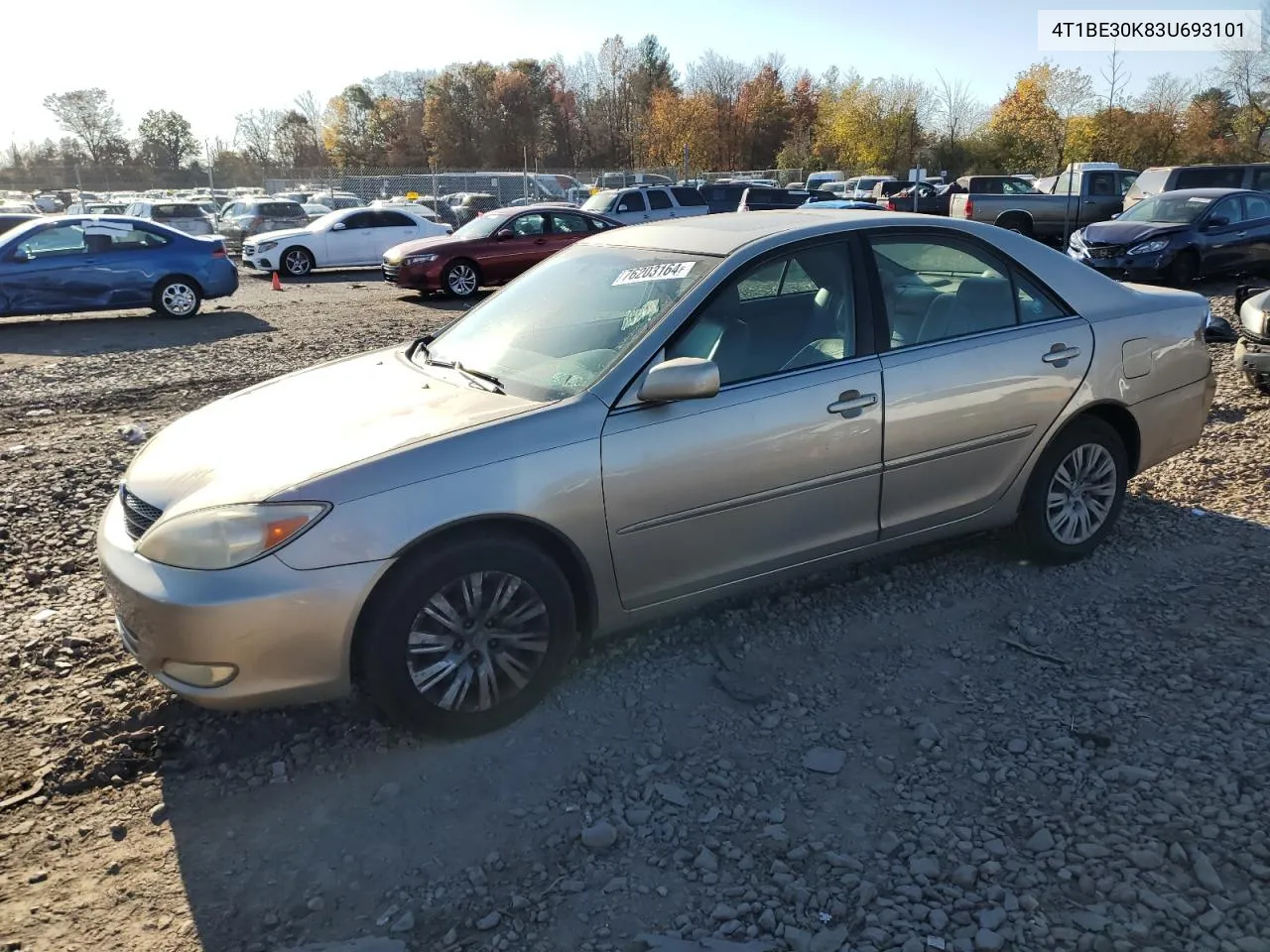 2003 Toyota Camry Le VIN: 4T1BE30K83U693101 Lot: 76203164