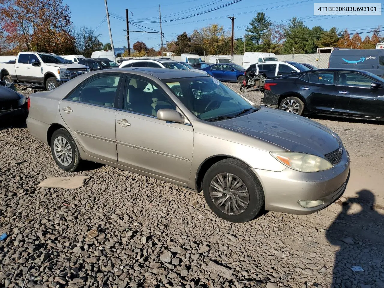 2003 Toyota Camry Le VIN: 4T1BE30K83U693101 Lot: 76203164