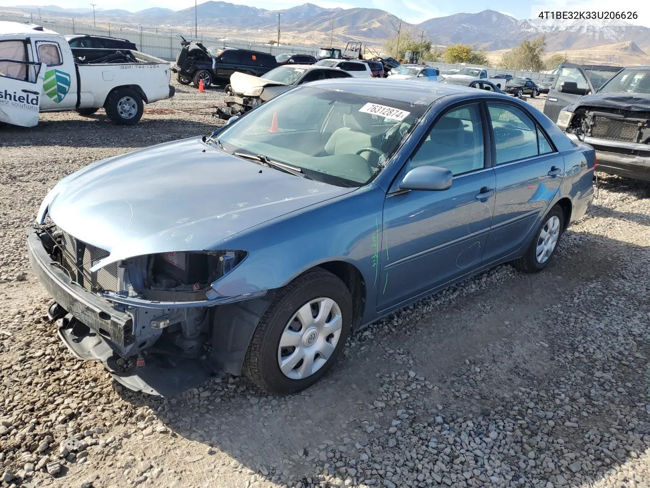 4T1BE32K33U206626 2003 Toyota Camry Le