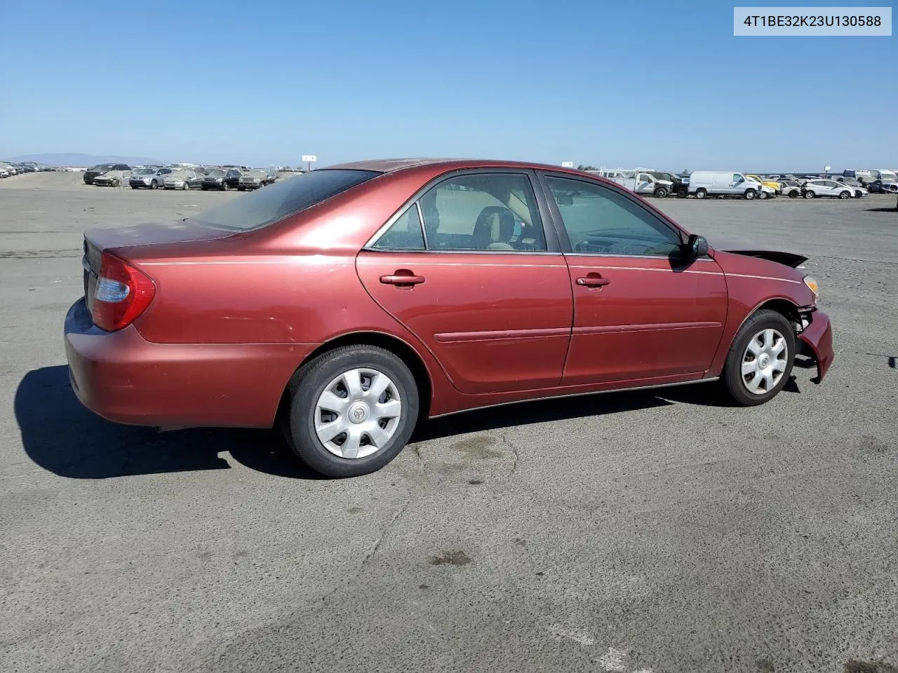 2003 Toyota Camry Le VIN: 4T1BE32K23U130588 Lot: 76412114